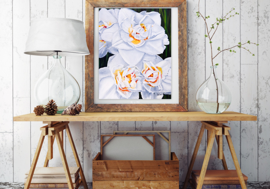 Daffodils in White - Image 2