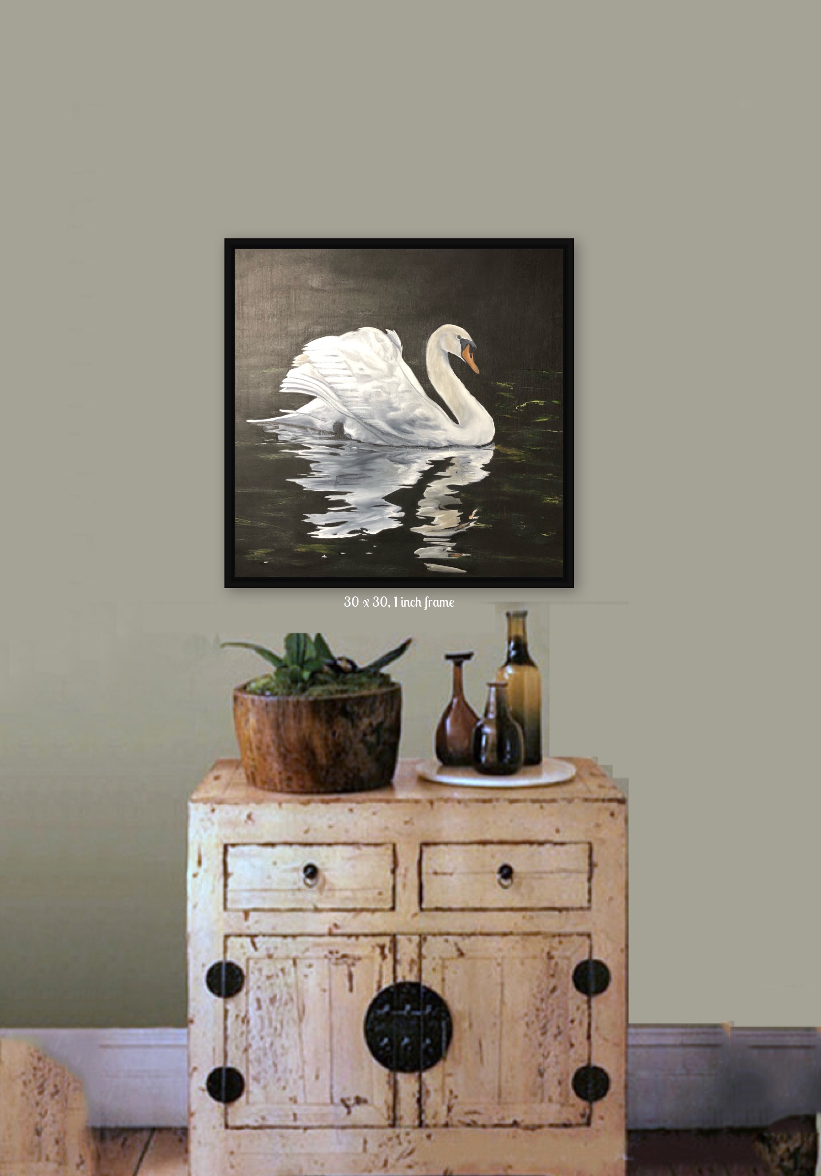 “Swan Reflections” - Image 2