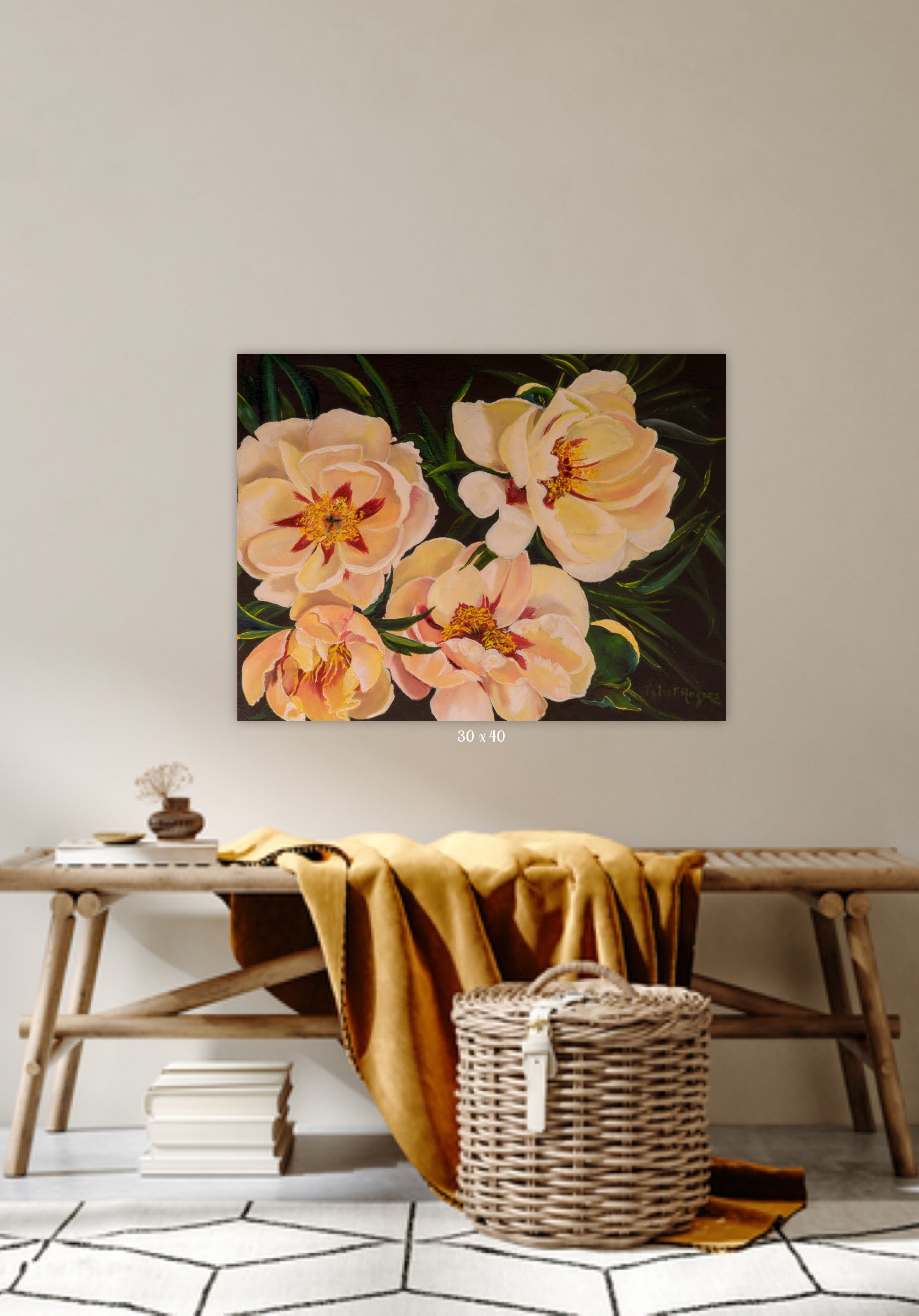 Peonies in White - Image 3