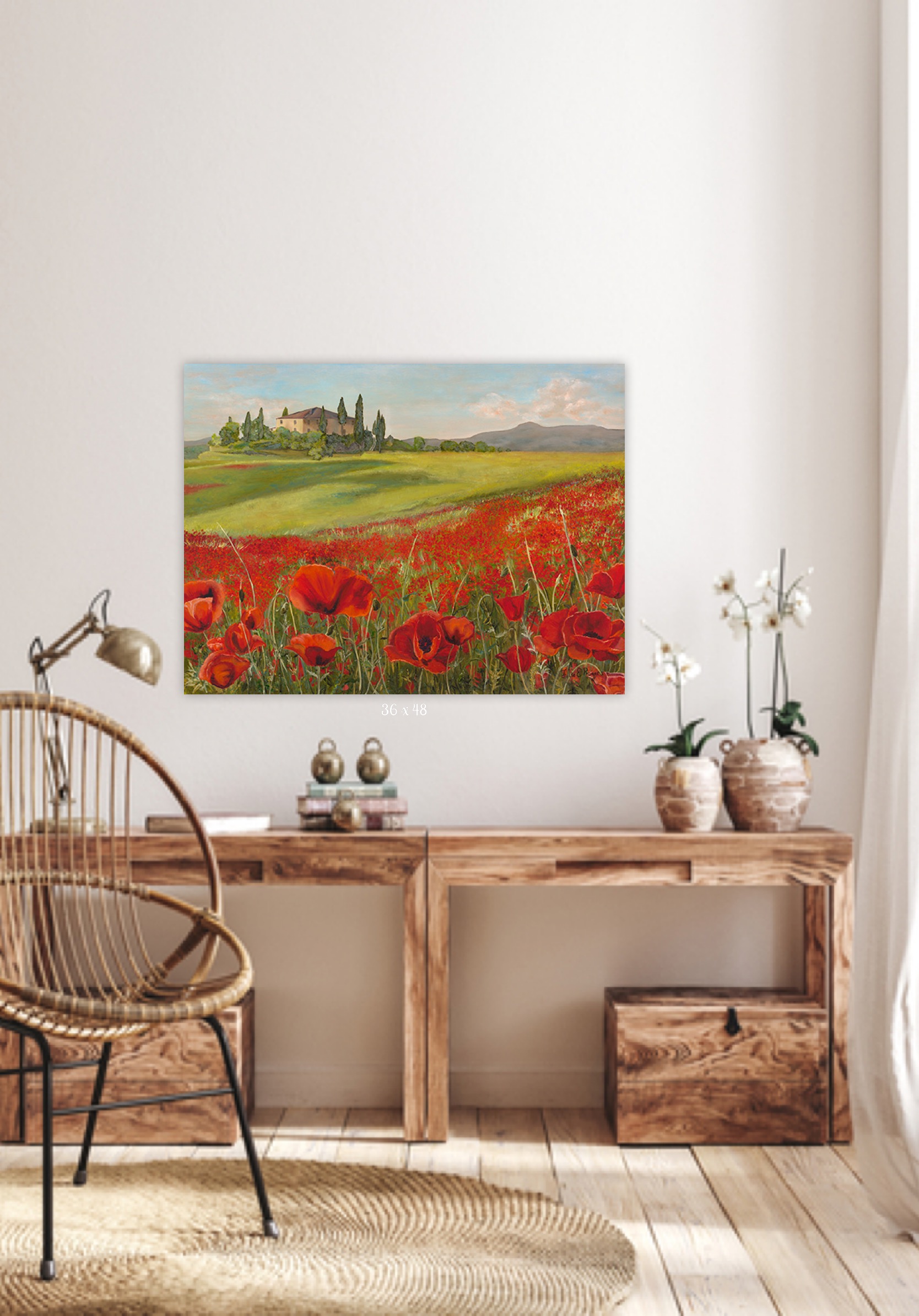 Tuscan Poppy Fields - Image 4
