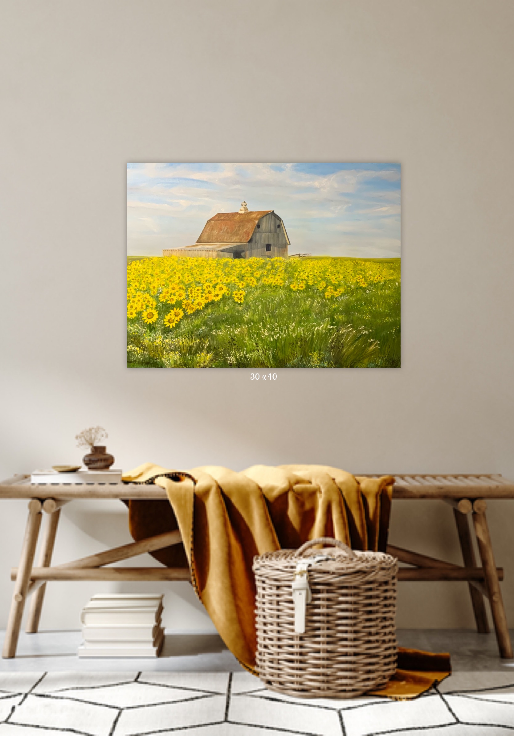 “Sunrise Sunflowers” - Image 2