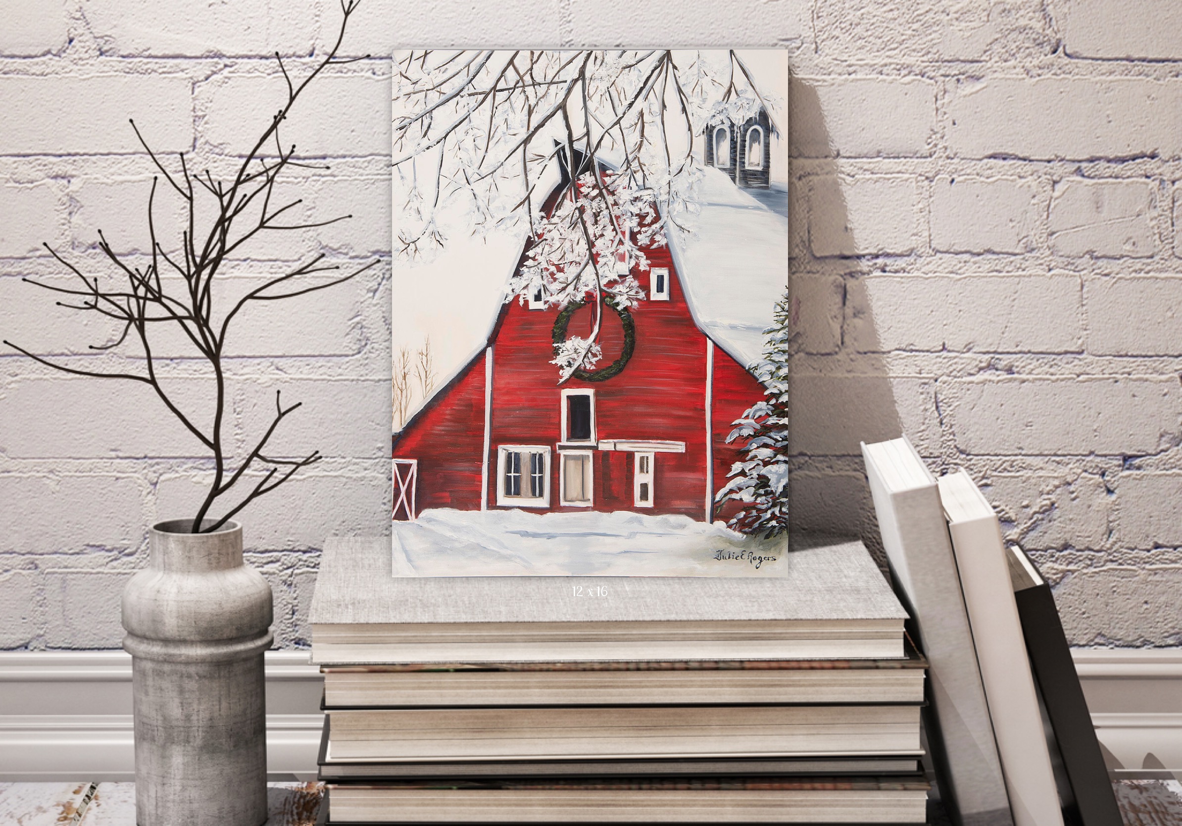 “Merry Little Christmas Barn” - Image 2