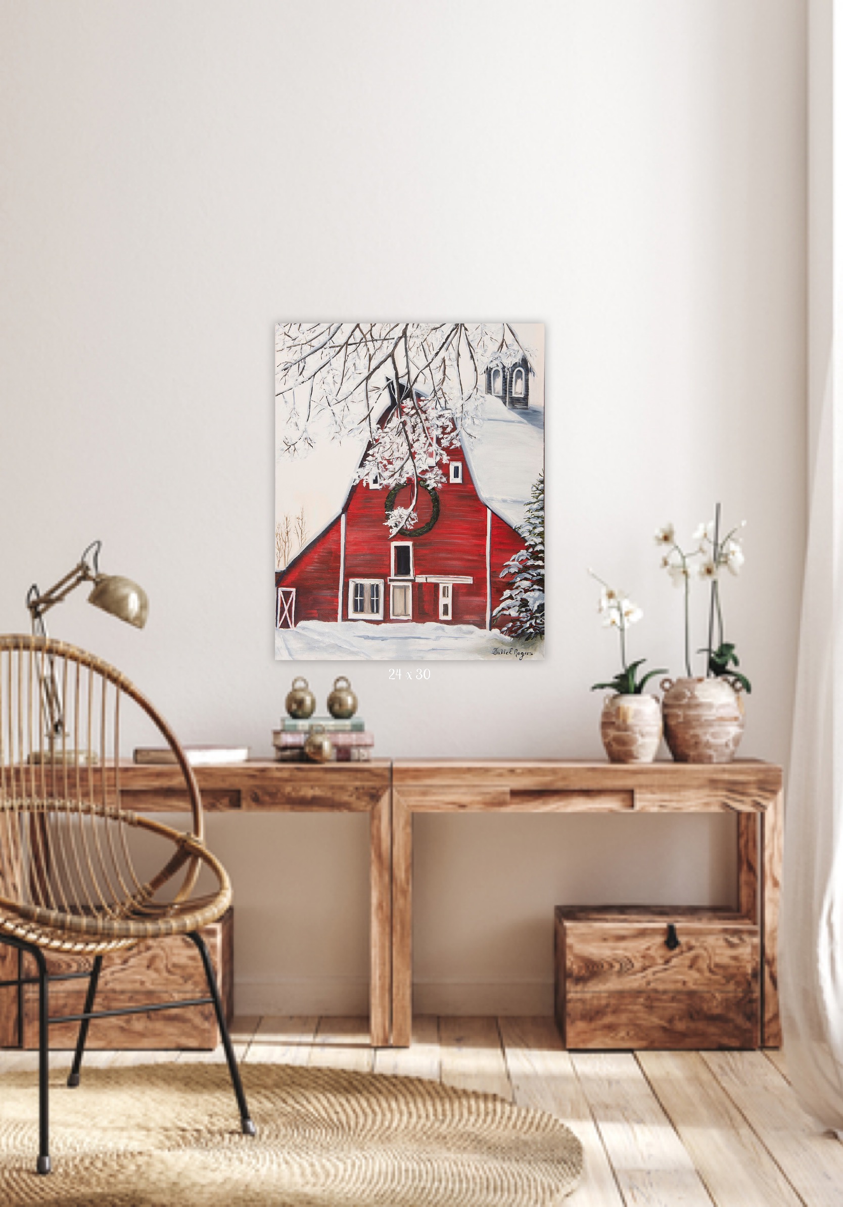 “Merry Little Christmas Barn” - Image 3