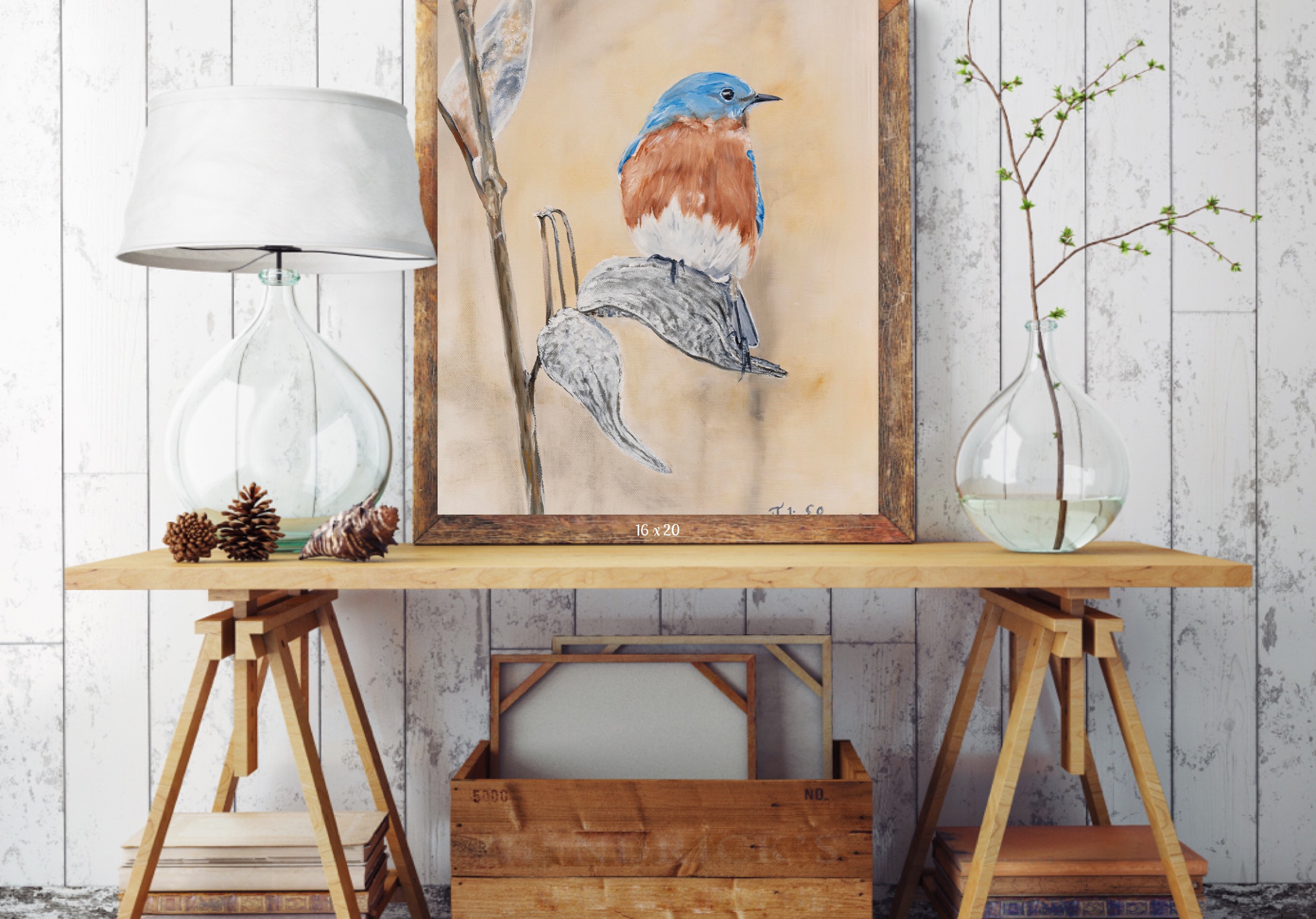 “Milkweed Bluebird” - Image 3