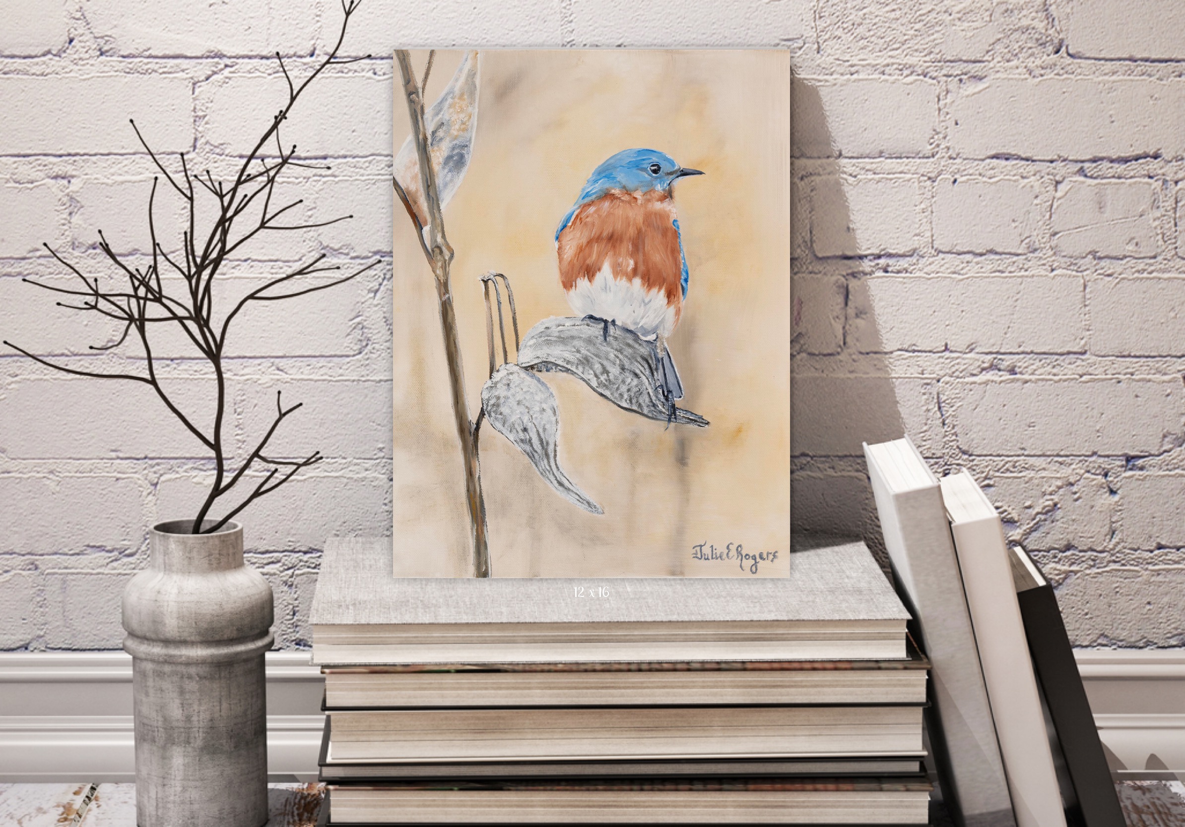 “Milkweed Bluebird” - Image 2